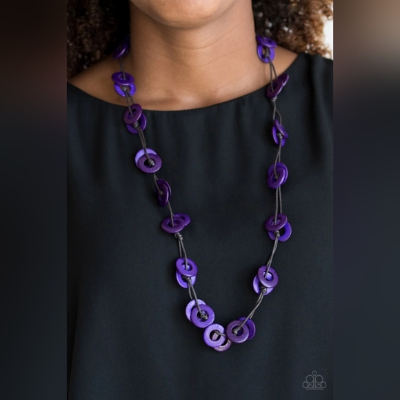 Waikiki Winds Wooden Necklace - Picture 1 of 2